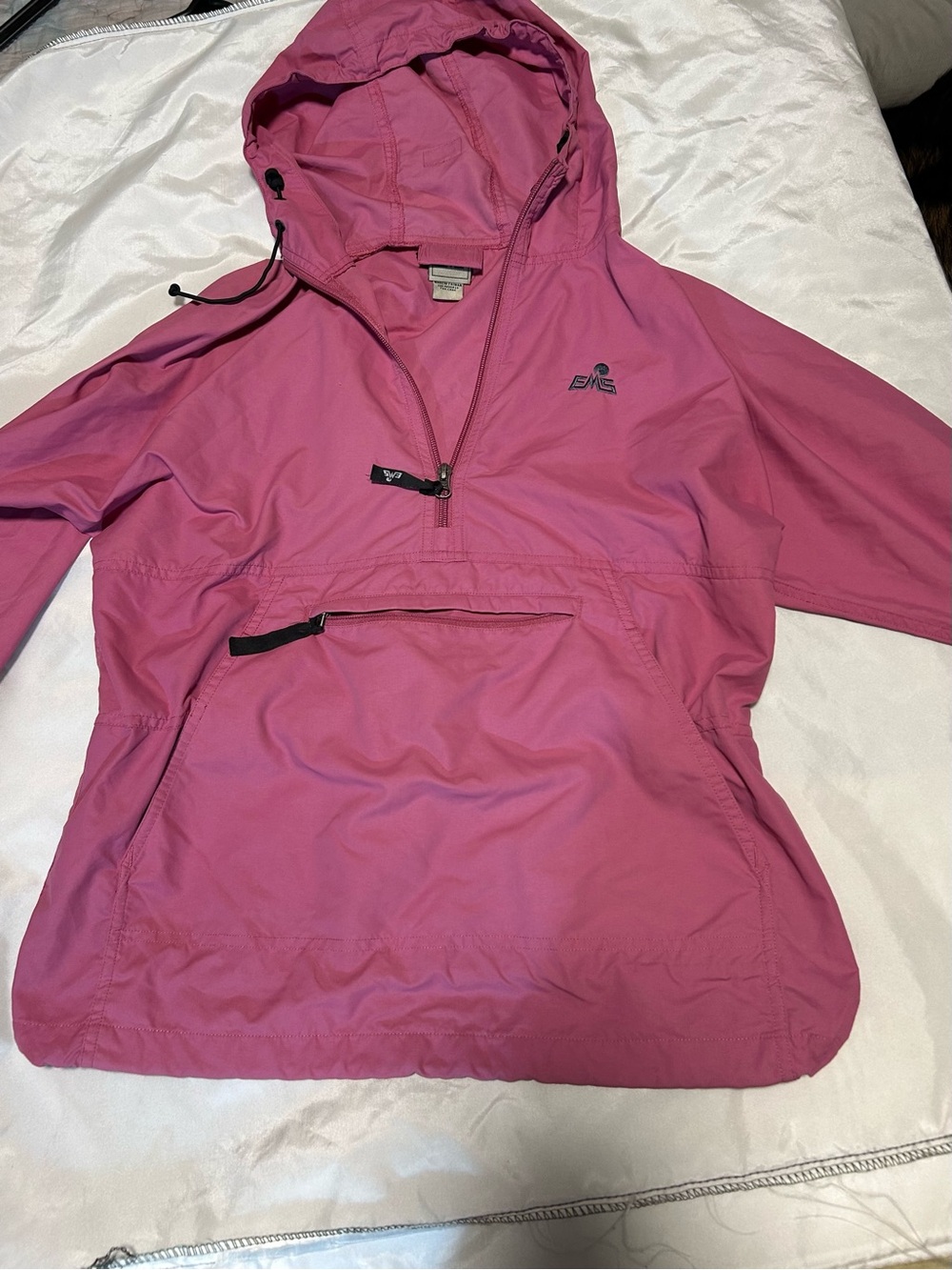 Eastern Mountain Sports Pink Hooded Pullover Ski Jacket